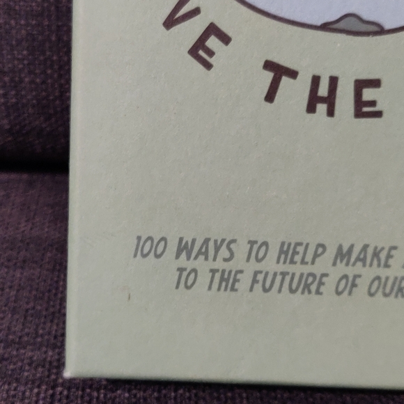 NWOT 100 Ways to Save the Earth Box of Cards Sustaiability Keepsake - Picture 7 of 8